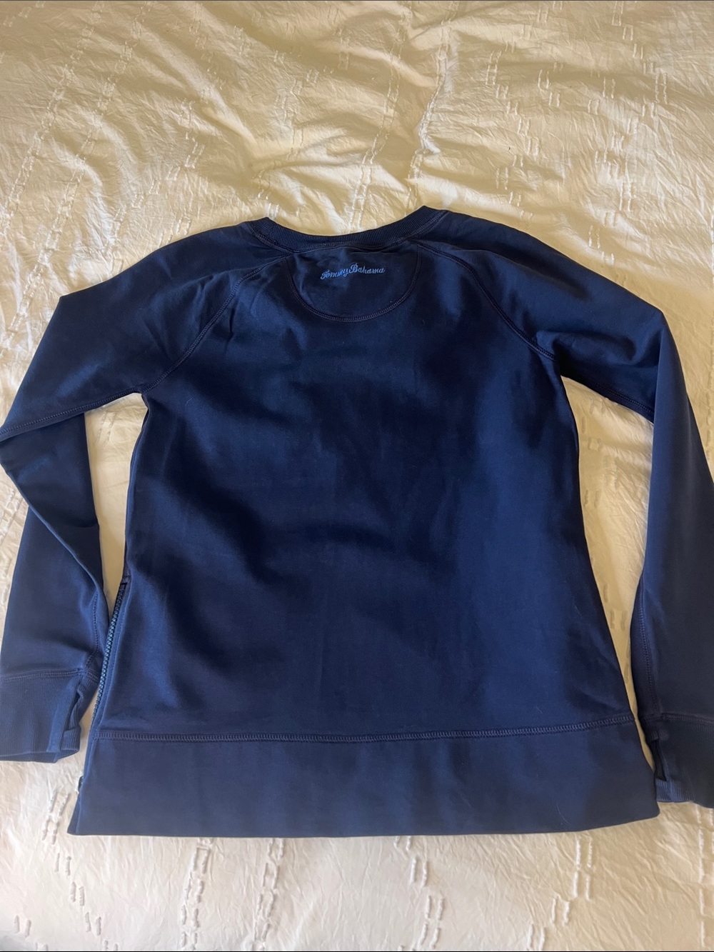 Tommy Bahama ALOHA Appliqué Pullover Sweatshirt Patriotic Embellished Crewneck - Picture 5 of 14